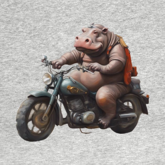 Hippo Bike Rider by CS77